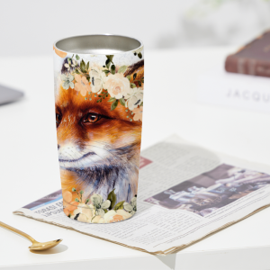 222 Flower Fox Tumbler