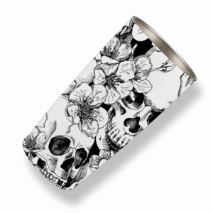 223 Skull Flower Tumbler