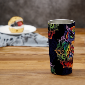 226 Colorful Owl Tumbler