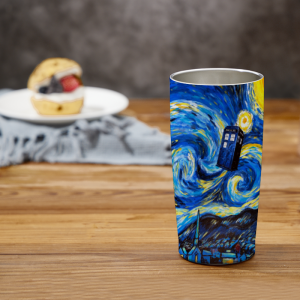 238 Starry Night Dr Who Tumbler