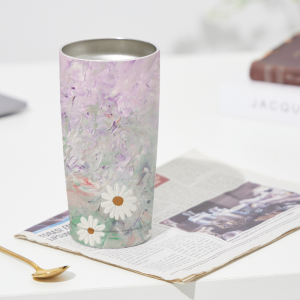 244 Daisy with Purple Ground Tumbler