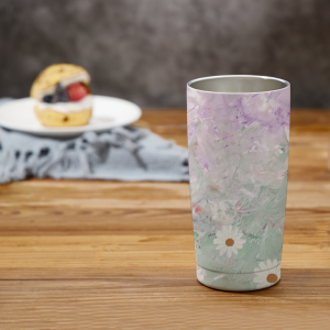 244 Daisy with Purple Ground Tumbler