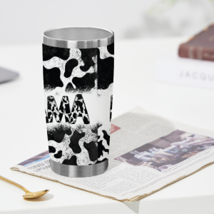 306 Black and White Mom Tumbler