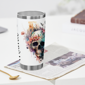 313 Skull Mama Tumbler