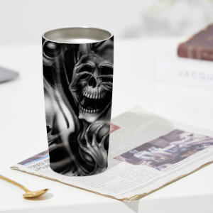 336 Don't look Don't hear Don't speak Skull Tumbler