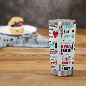 391 Funny Nurse Tumbler