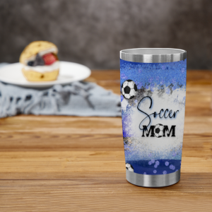 440 Blue Soccer Mom Tumbler