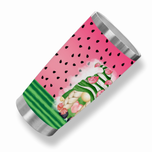 444 Watermelon Gnome Tumbler