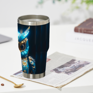 464 Metal Owl Tumbler