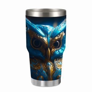 464 Metal Owl Tumbler