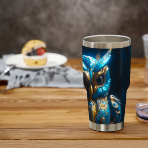 464 Metal Owl Tumbler