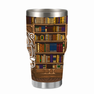 483 Books and Coffee Tumbler