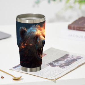 497 Tapered Bearfire Tumbler