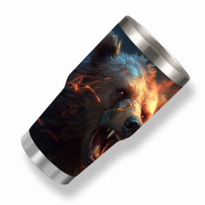 497 Tapered Bearfire Tumbler