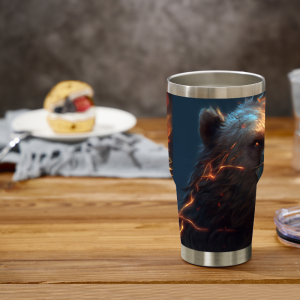 497 Tapered Bearfire Tumbler