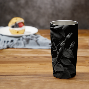 326 Black Matte Rose Tumbler