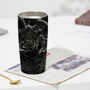 326 Black Matte Rose Tumbler