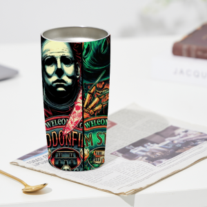 337 Horror Villians Stripe Tumbler