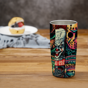 337 Horror Villians Stripe Tumbler