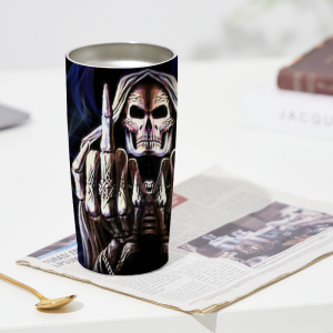 344 Reaper Middle Finger Tumbler