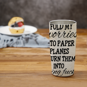 364 "I Fold My Worries" Tumbler