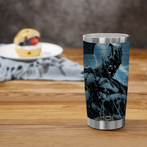 551 Tumbler with BatMan vs SuperMan Patterns