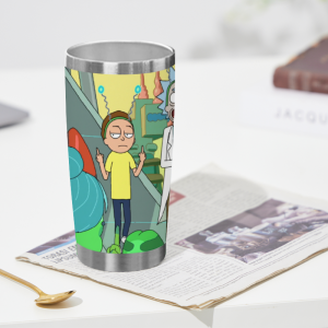 561 Tumbler with Rick and Morty Patterns