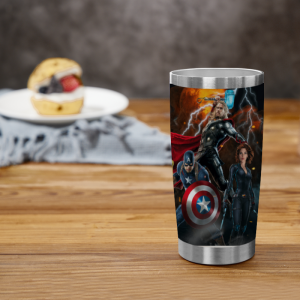 564 Tumbler with The Avengers Patterns