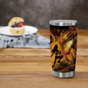 570 Tumbler with Wonder Woman Patterns