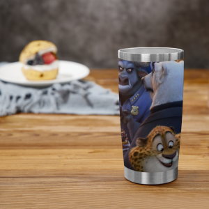 571 Tumbler with Zootopia Patterns