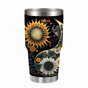 AC01986 Yingyang Flower Tumbler