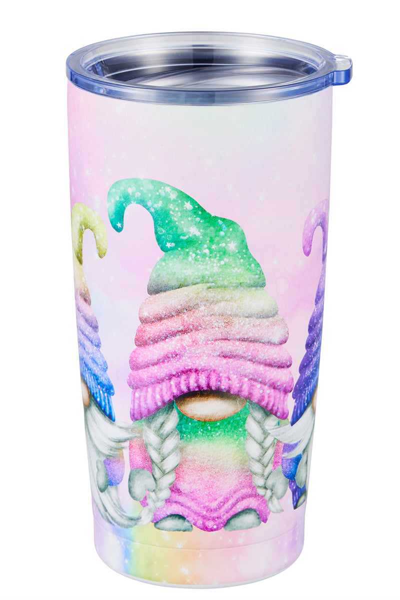Purple Gnome Tumbler – Glitterfied Designs