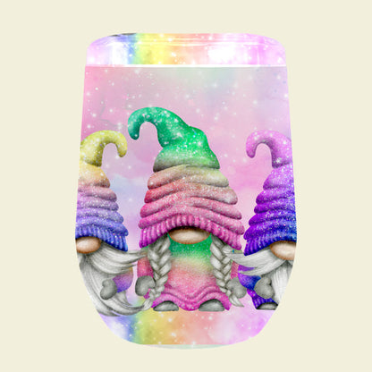 Purple Gnome Tumbler – Glitterfied Designs