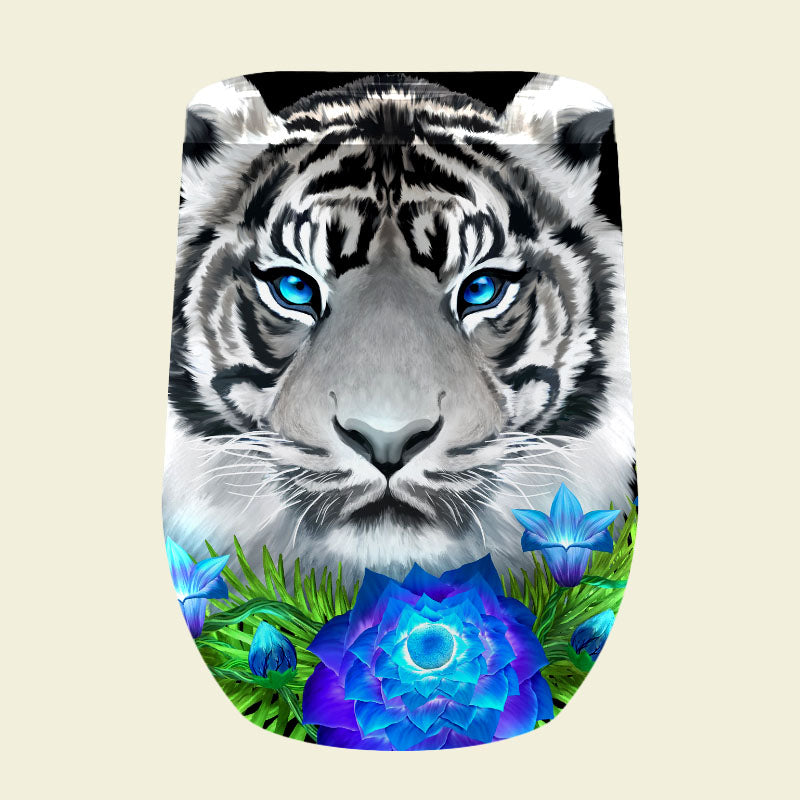 085 White Tiger Tumbler