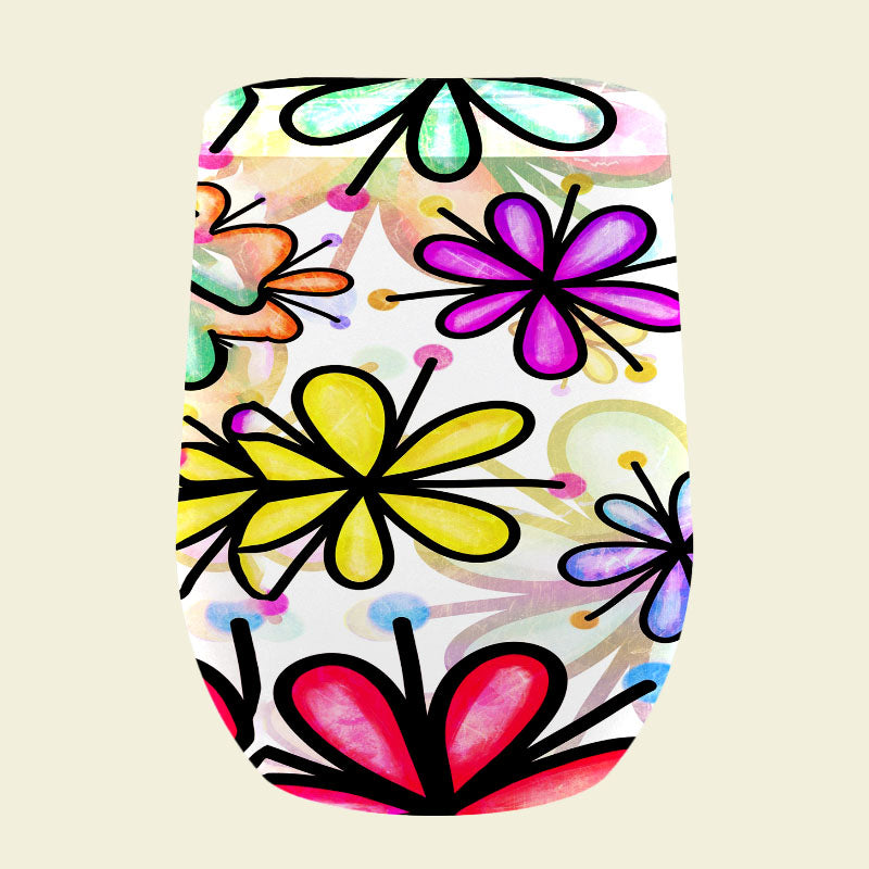 094 Colourful Flowers Tumbler