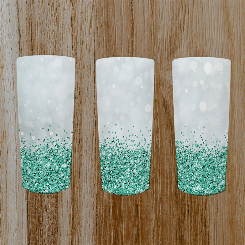 108 Green Glitter Tumbler