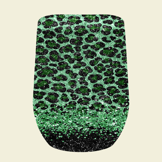 110 Green Leopard Print Tumbler