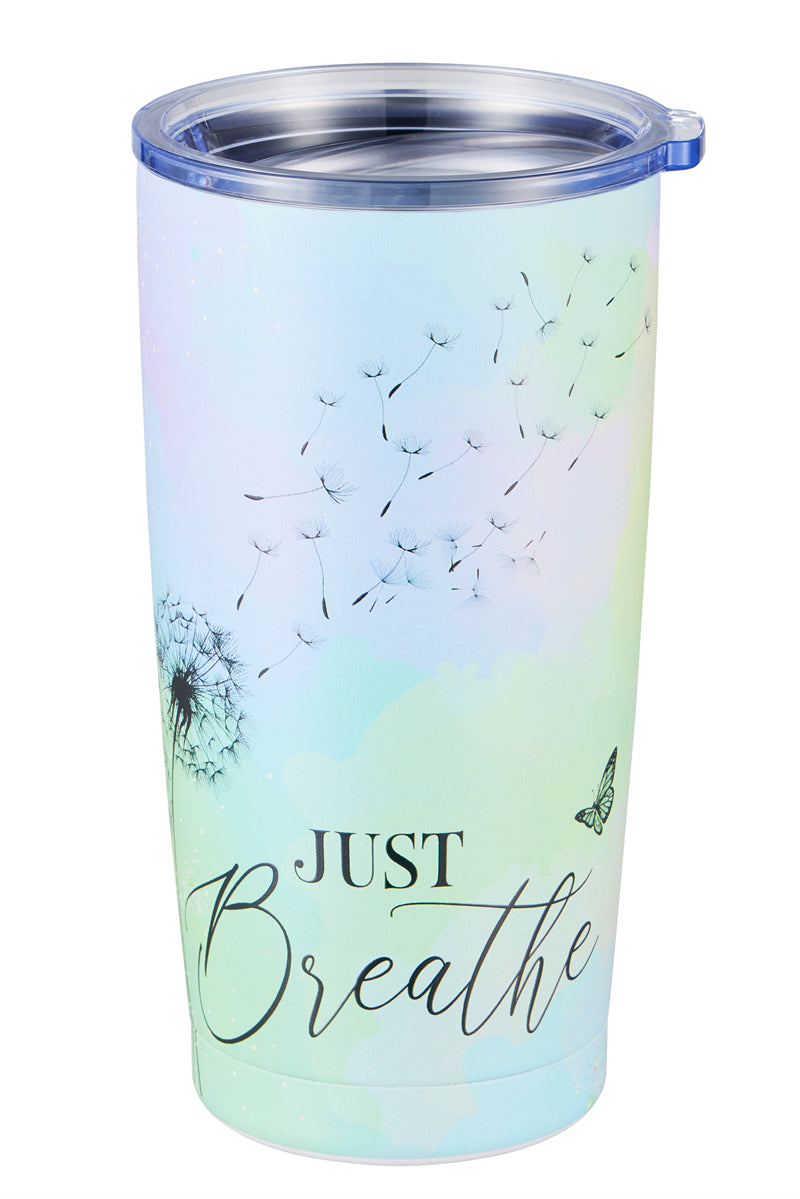 125 "Just Breathe" Dandelion Tumblers