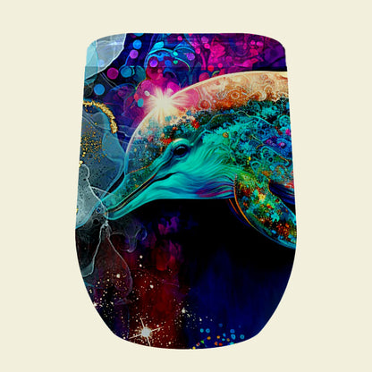 143 Night Sky Dolphin Tumbler