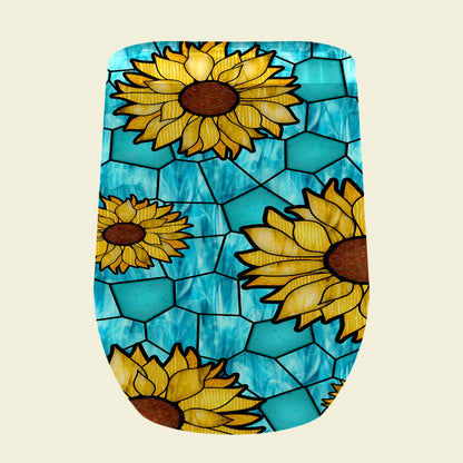 174 Stained Glass Sunflower Tumblers