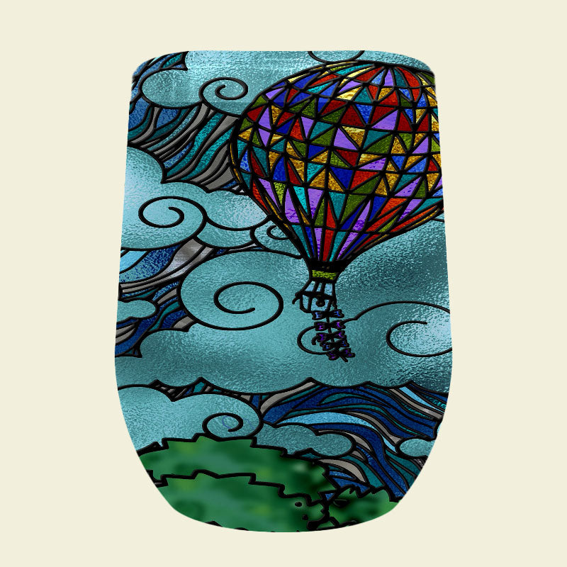 180 Stained Glass Balloon Cloud Tumblers