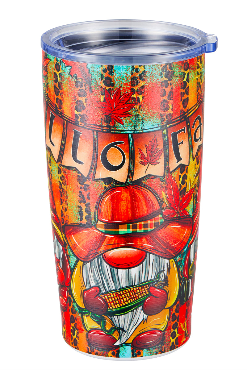 182 Hello Fall Gnome Tumblers