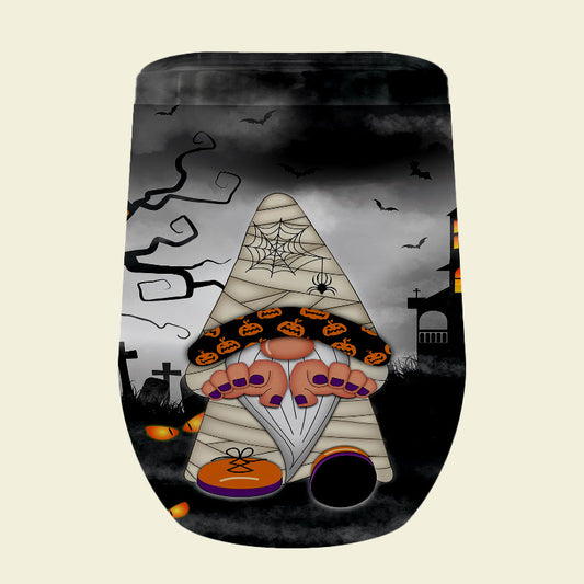 185 Spooky Gnome Castle and Bats Tumbler