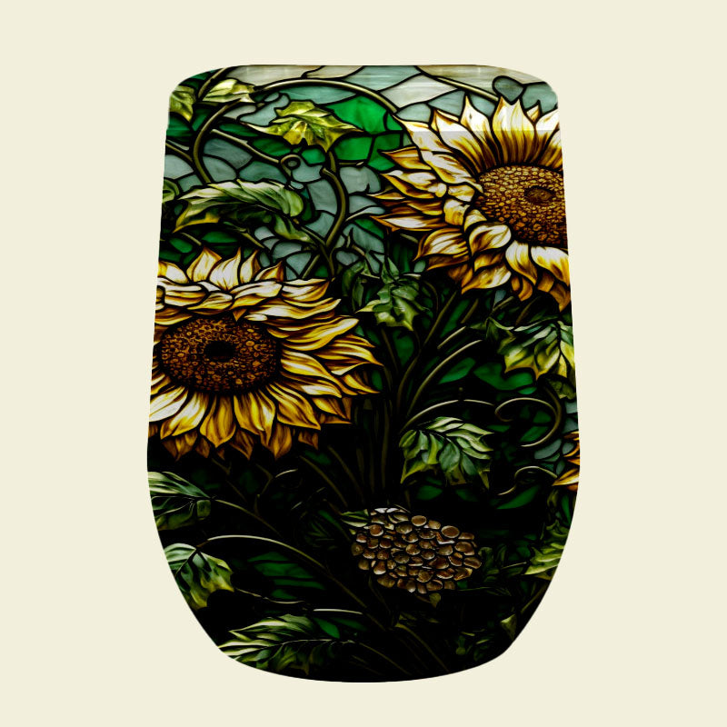 203 Vintage Sunflower Tumbler