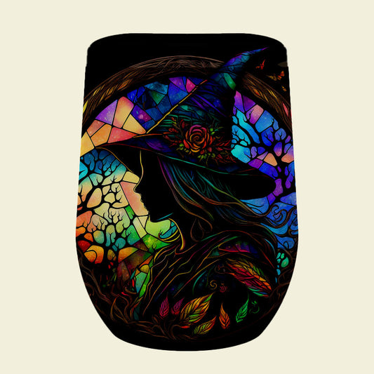 208 Stained Glass Witch Tumblers