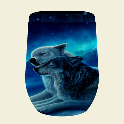 209 Cuddle wolves tumblers