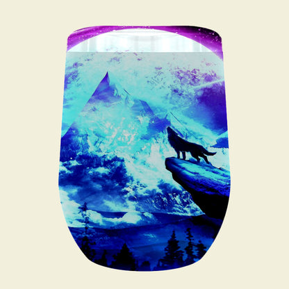 211 Howling Wolf to the Moon Tumbler